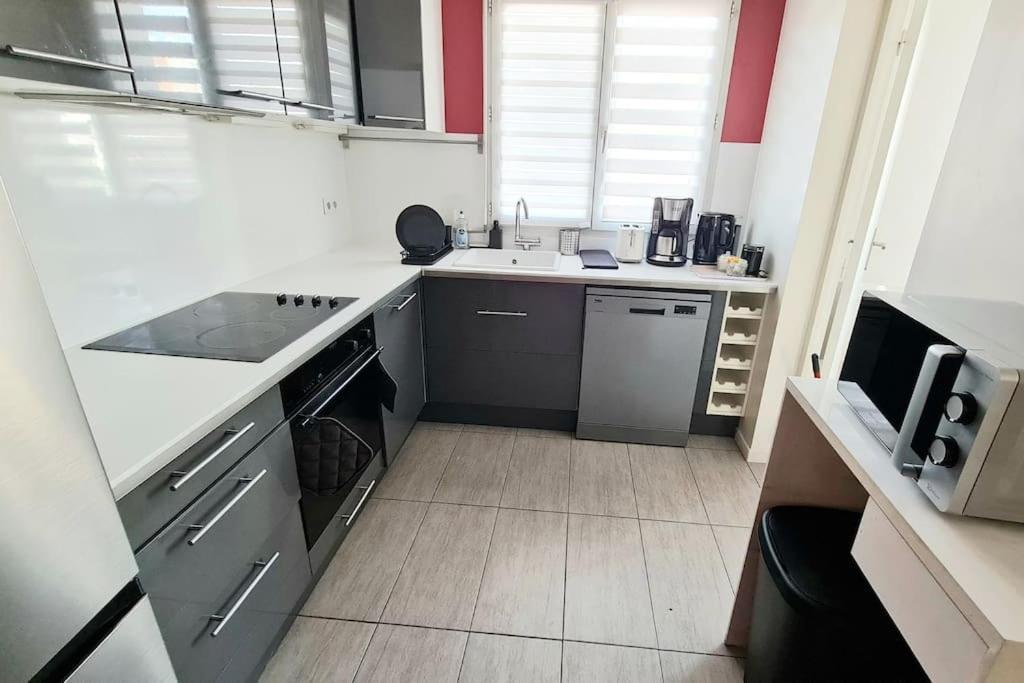 Appartement Appart Cosy & Spacieux-Metro7 Louis-Aragon+Parking à Vitry-sur-Seine Extérieur photo